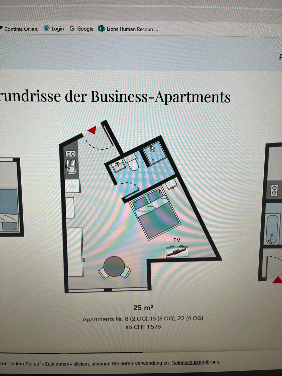 1 ½ Zimmer Wohnung, Foto 2 von 4