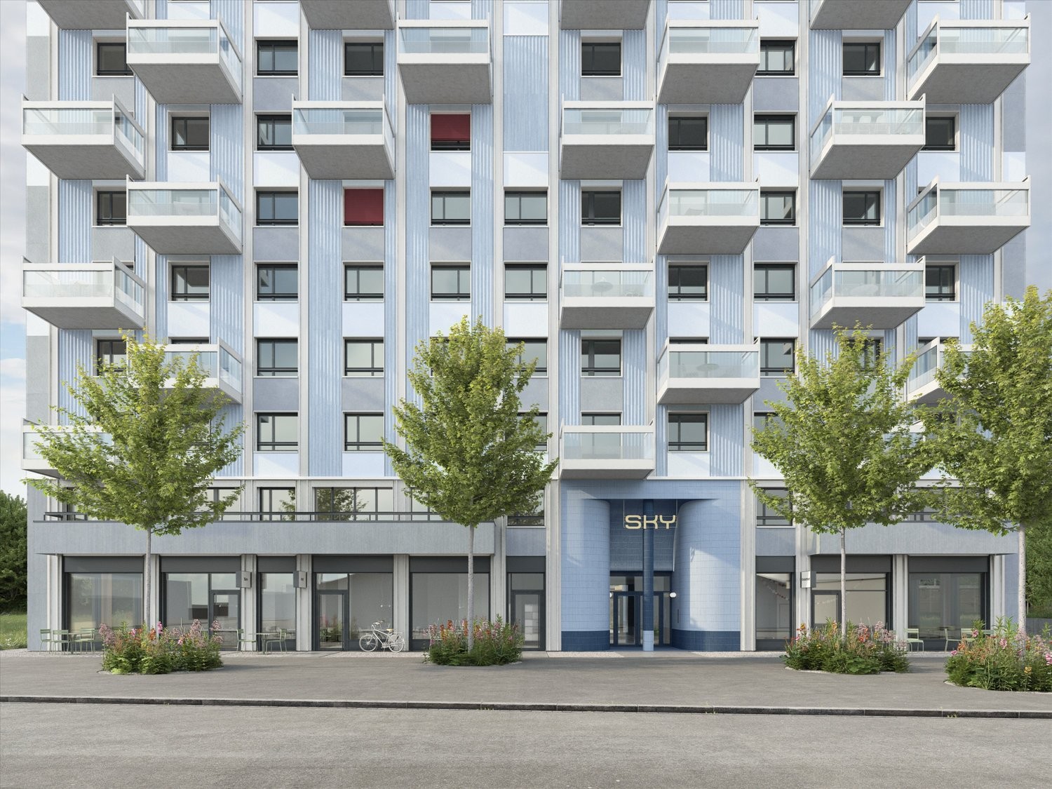 158m² commerciale