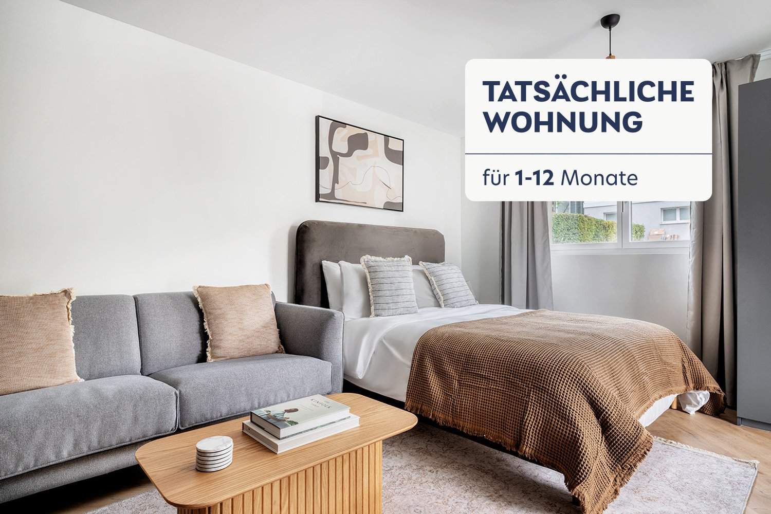 1 ½ rooms furnished flat, Foto 1 von 10