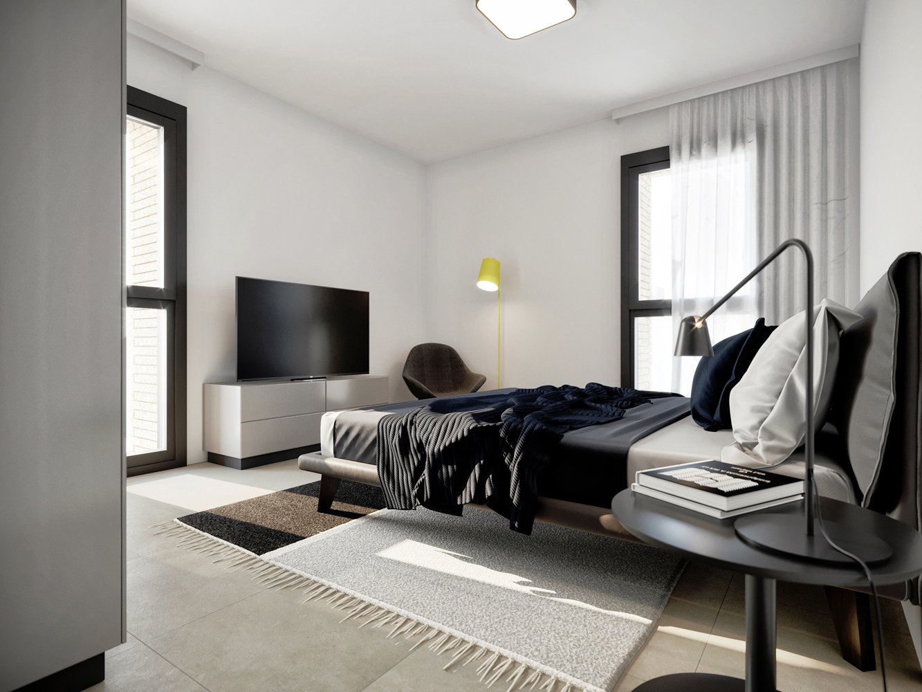 3 ½ rooms furnished flat