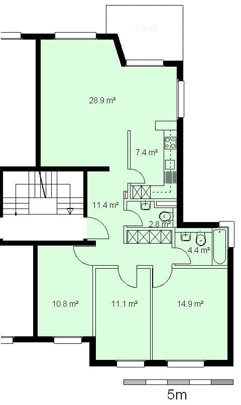 4 ½ rooms apartment