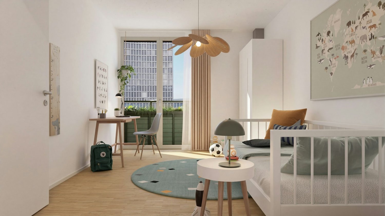 1 ½ rooms apartment