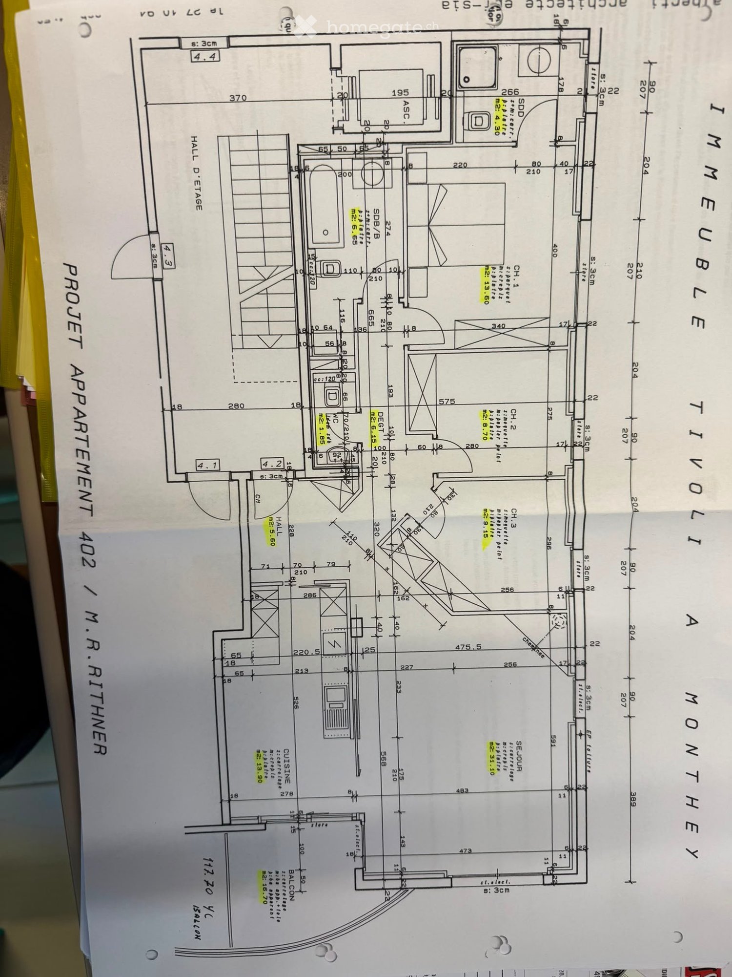 4 ½ rooms apartment