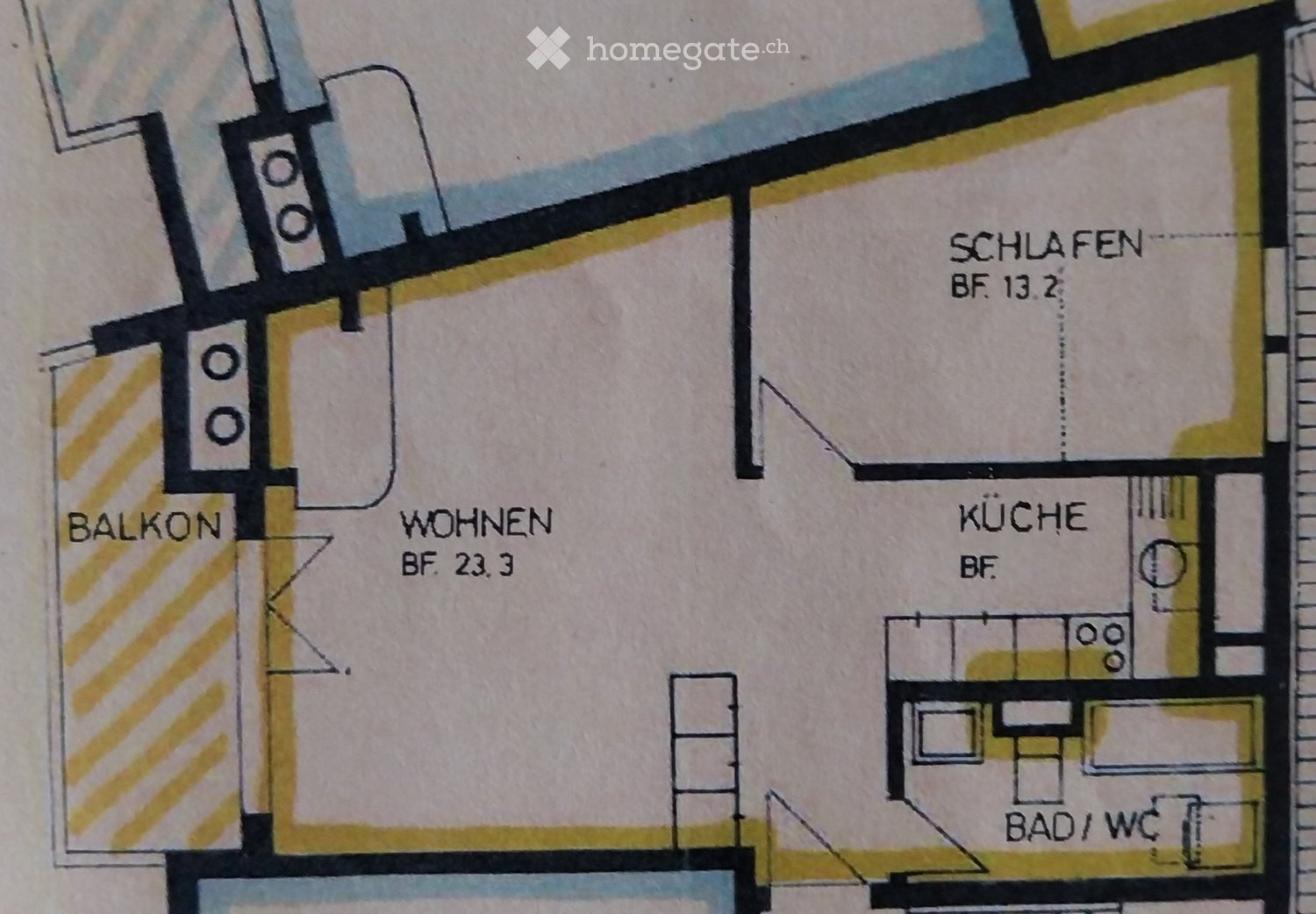 2 rooms apartment