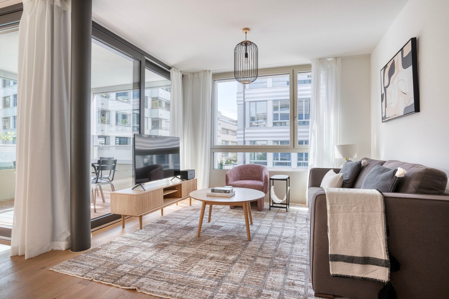 3 ½ rooms furnished flat