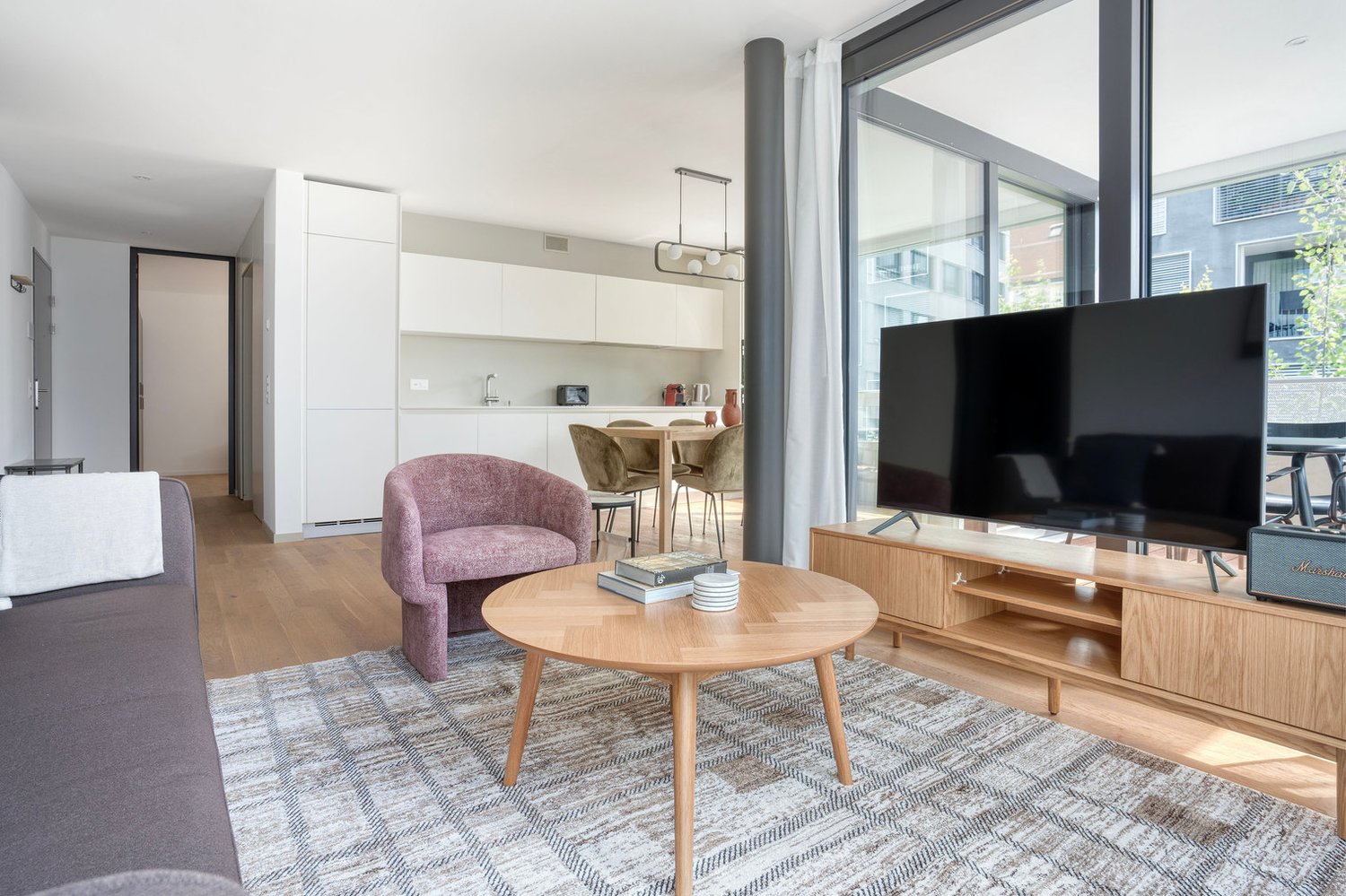 3 ½ rooms furnished flat