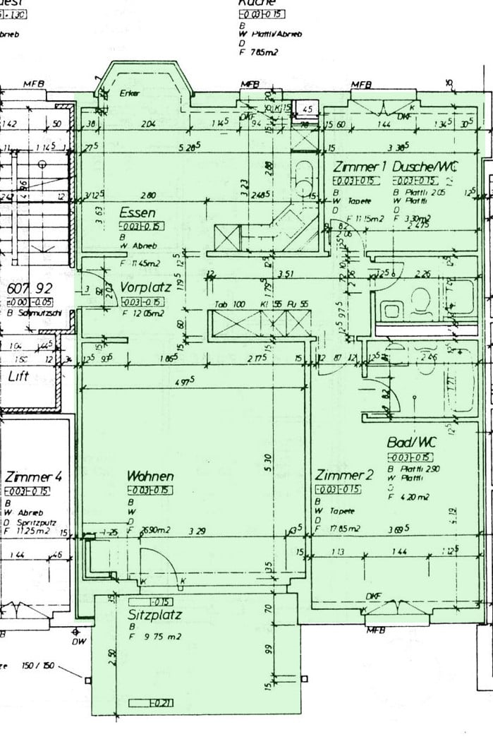3 ½ rooms apartment, foto 10 di 10