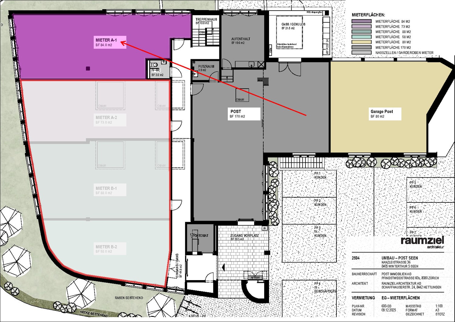84m² commerciale