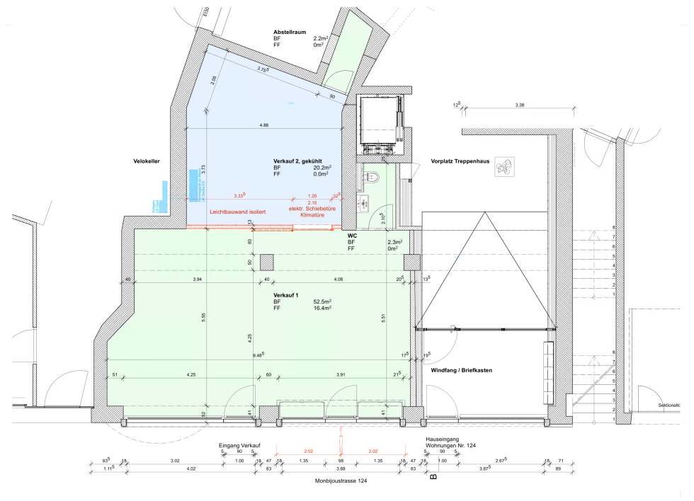 78m² commercial
