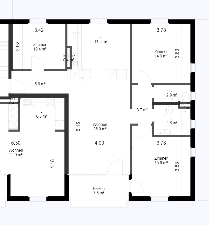 4 ½ rooms apartment