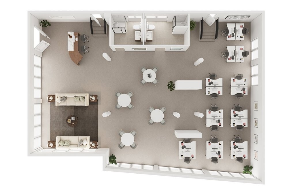 Bureau de 235m²