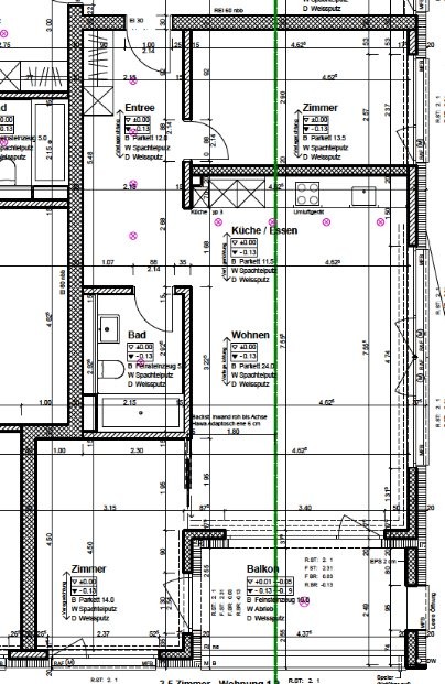 2 ½ rooms apartment