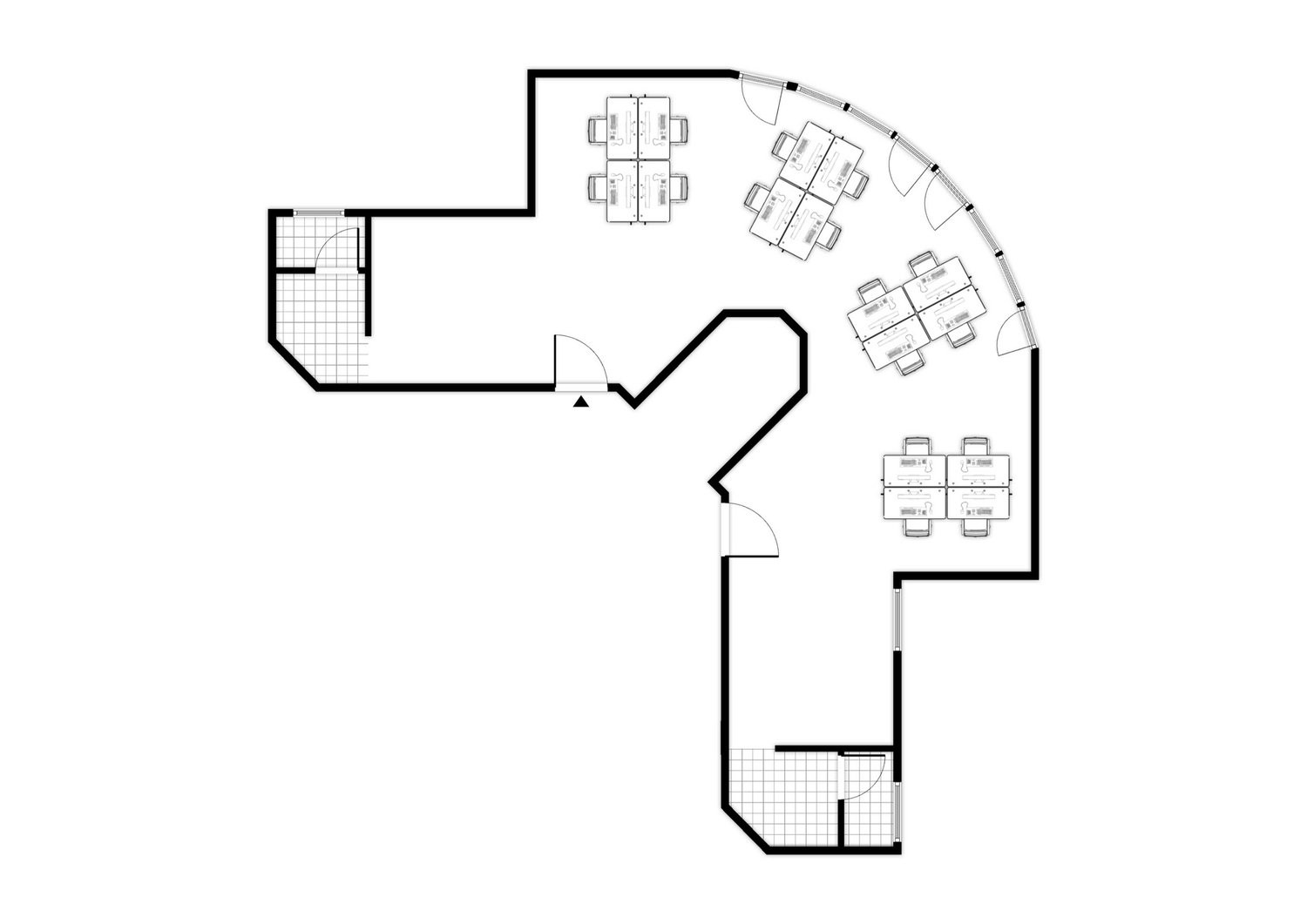 87m² bureau