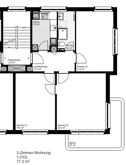 3 rooms apartment, Foto 10 von 10
