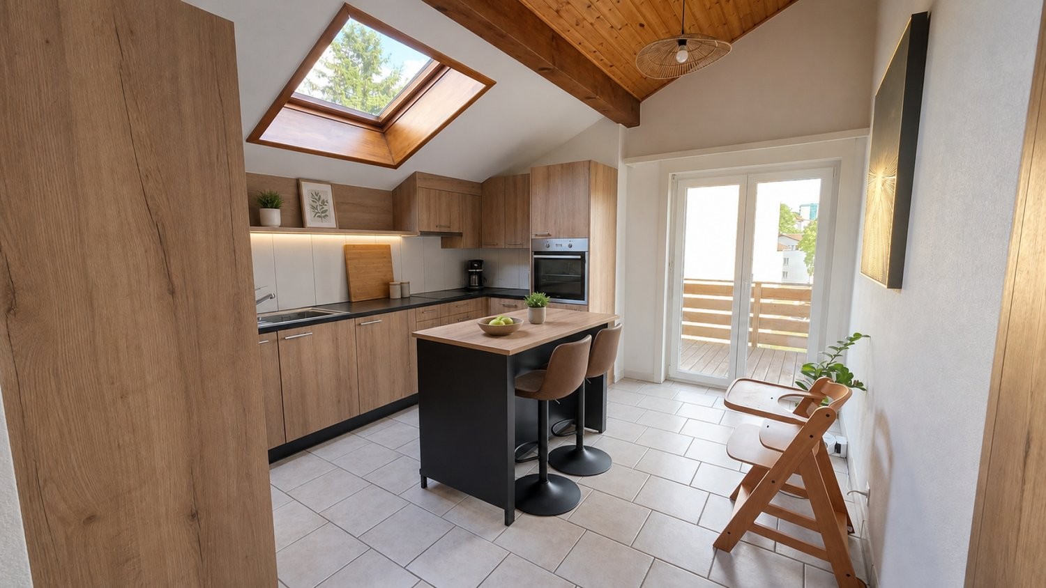 3 ½ rooms roof flat