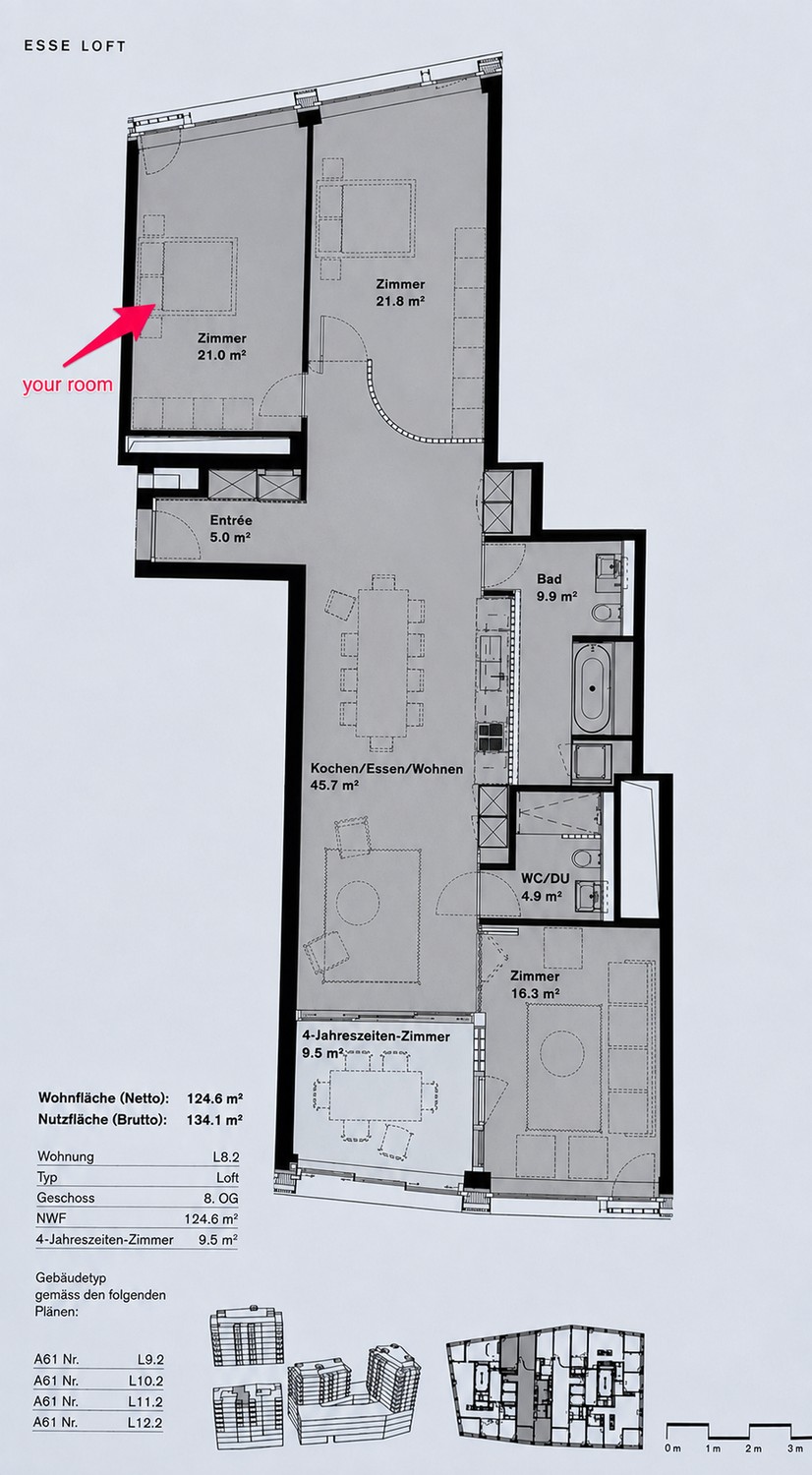 Zimmer in einer WG, Foto 6 von 7