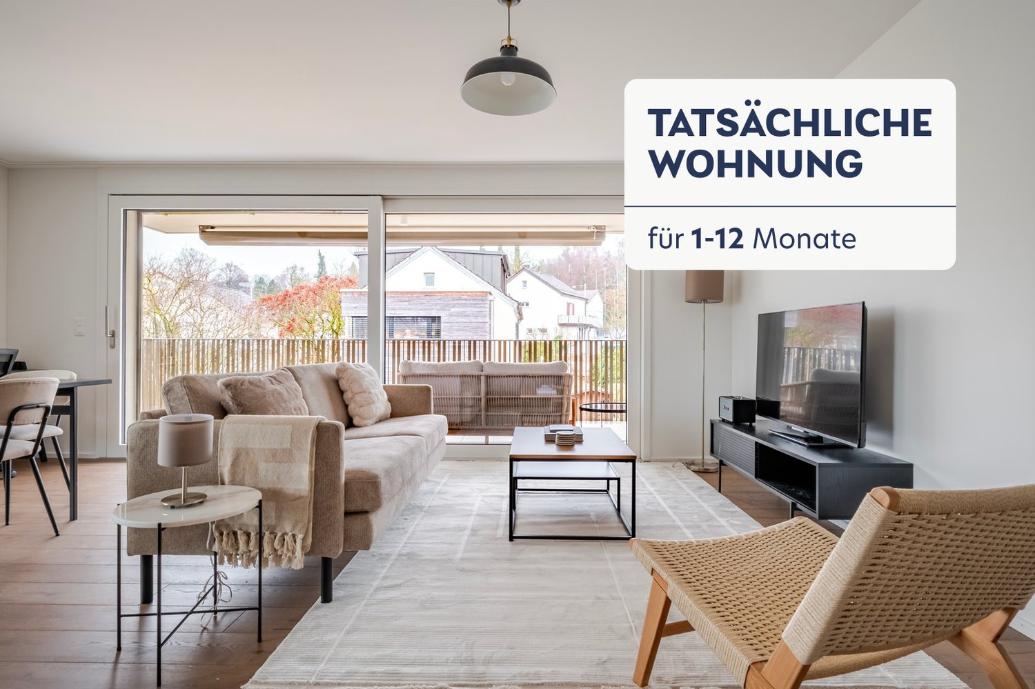 4 ½ pièces appartement meublé