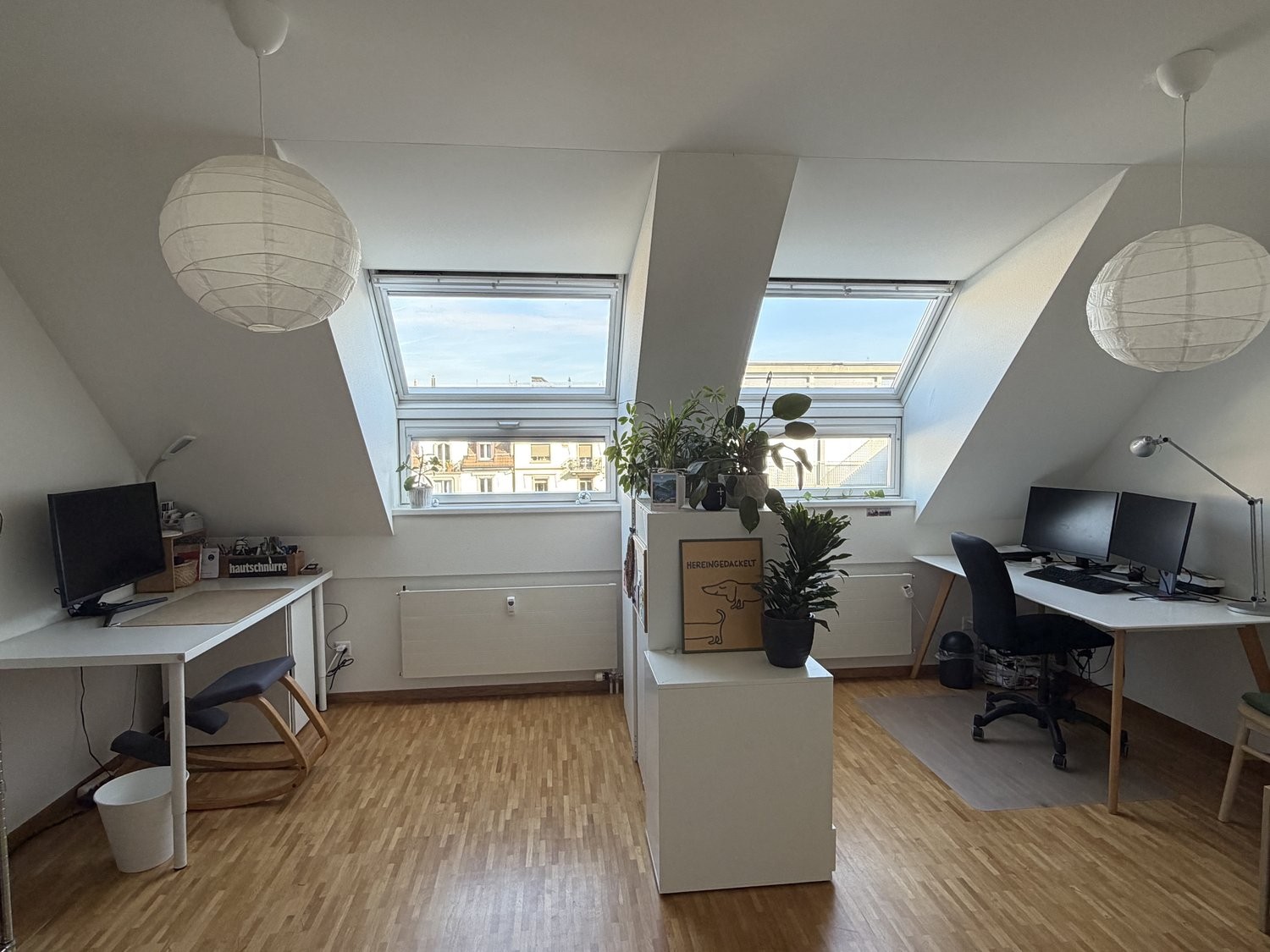 3 rooms furnished flat