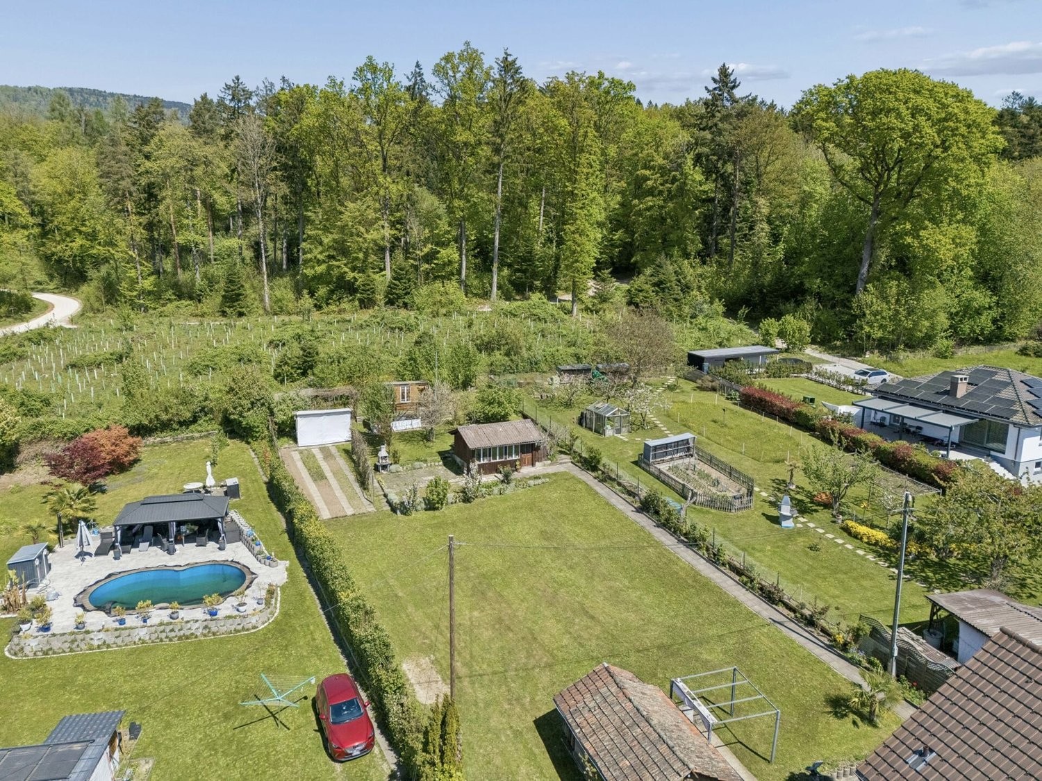 990m² de terrain à bâtir