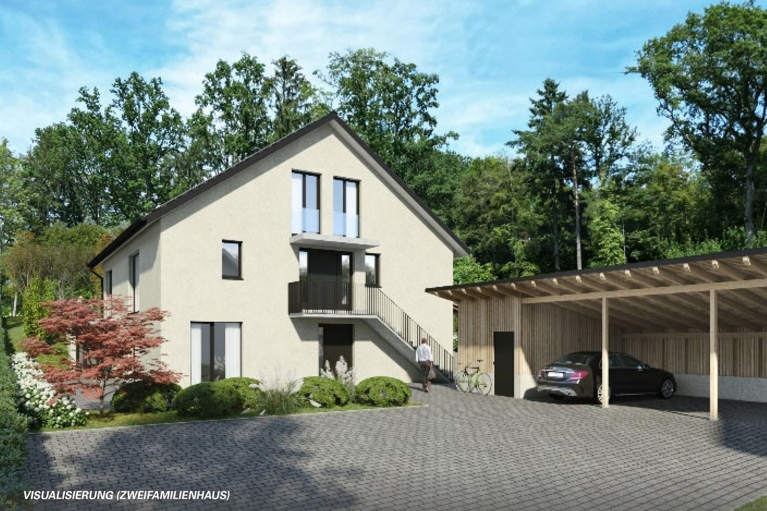 990m² de terrain à bâtir