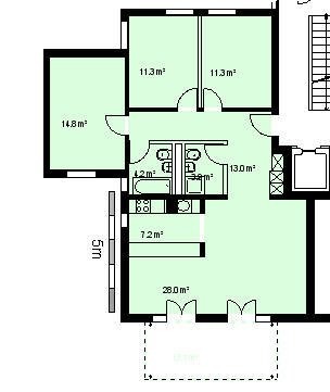 4 ½ rooms apartment