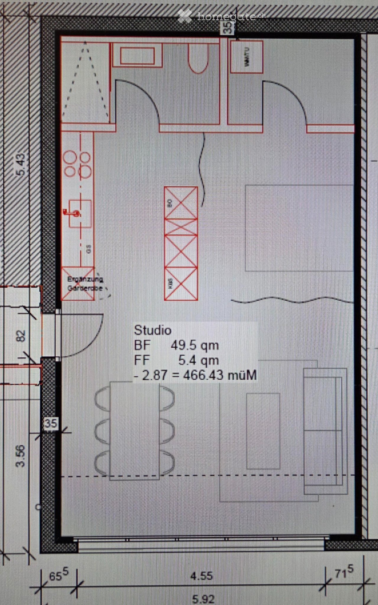 1 ½ rooms apartment, Foto 5 von 5