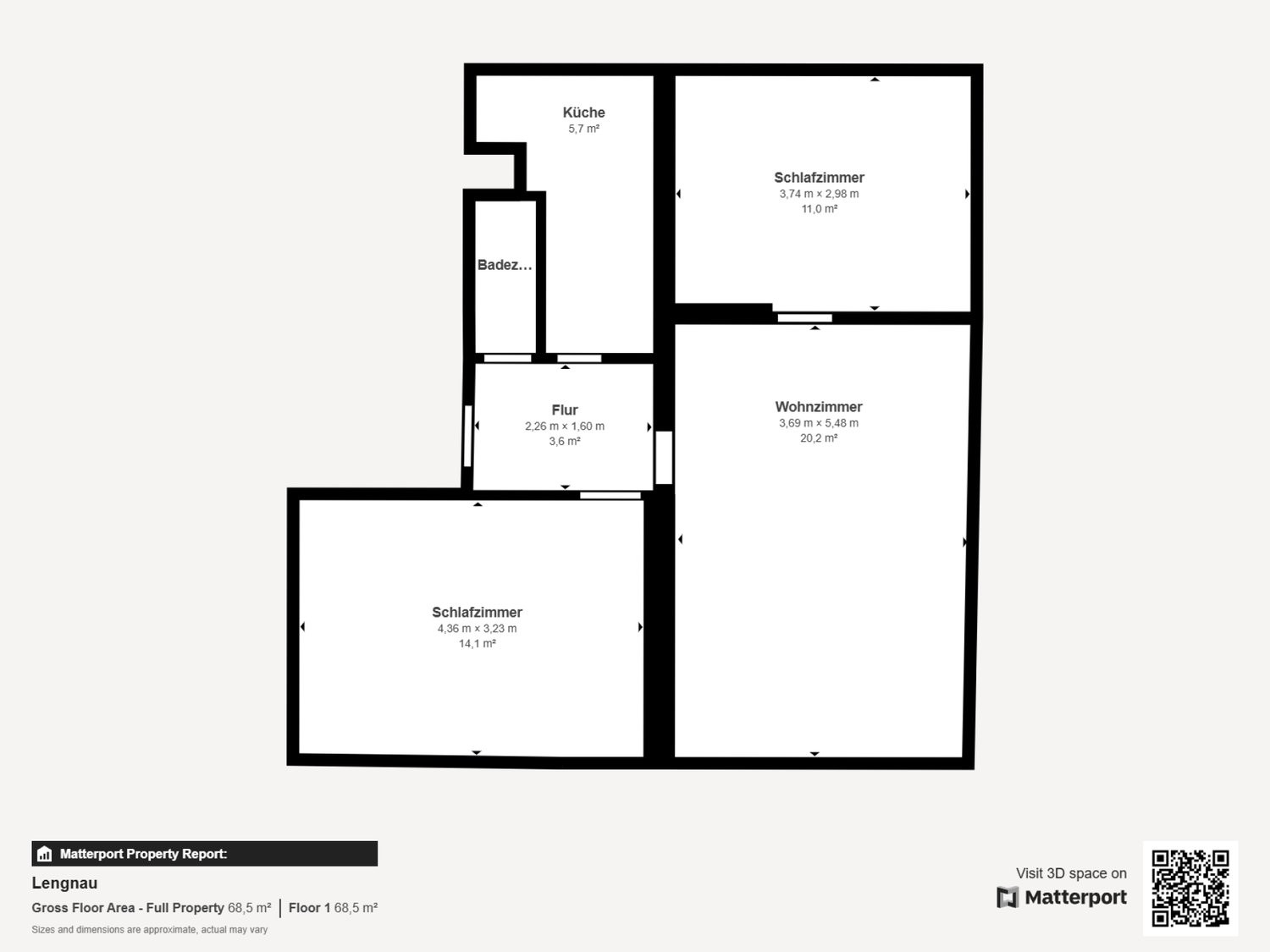 Appartement 3 pièces
