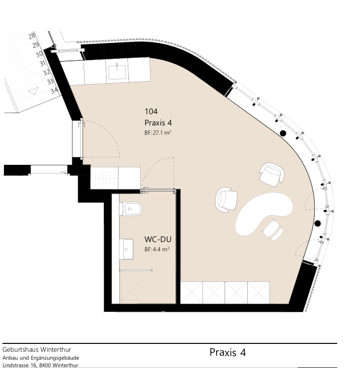 33m² commercial