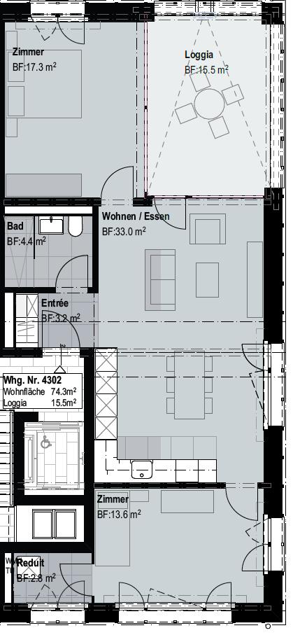 3 ½ rooms apartment, Foto 7 von 7