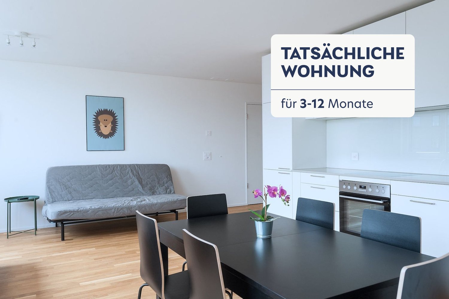 1 rooms furnished flat, Foto 2 von 10