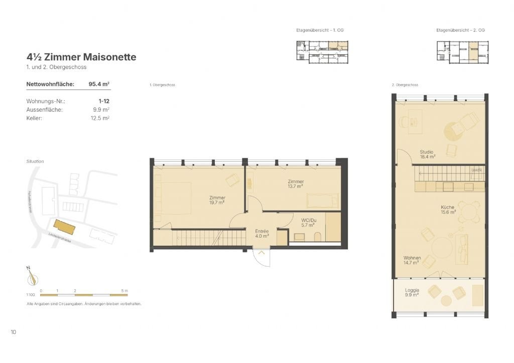 4 ½ rooms duplex, Foto 5 von 6