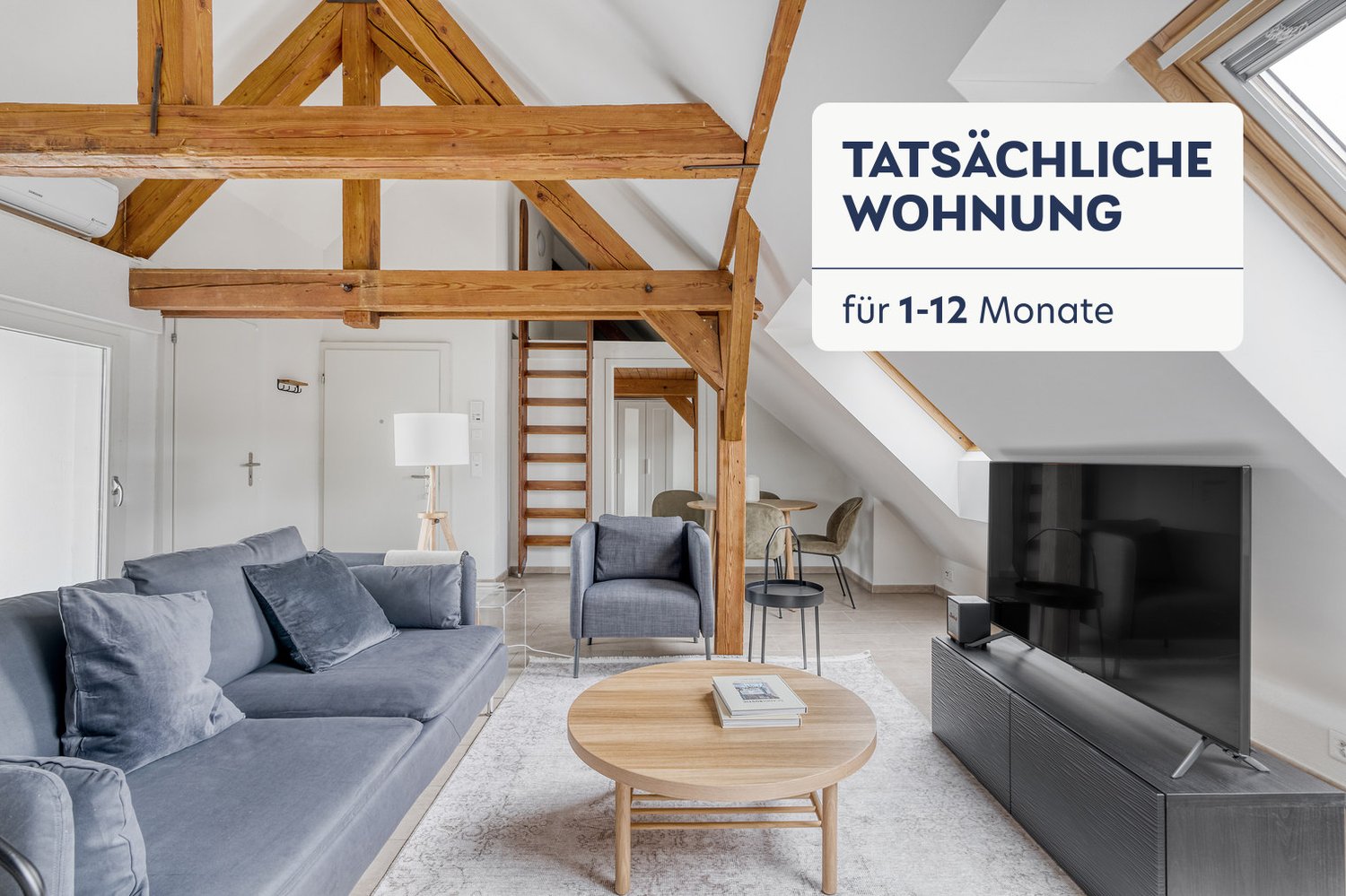 2 ½ rooms furnished flat, Foto 1 von 10