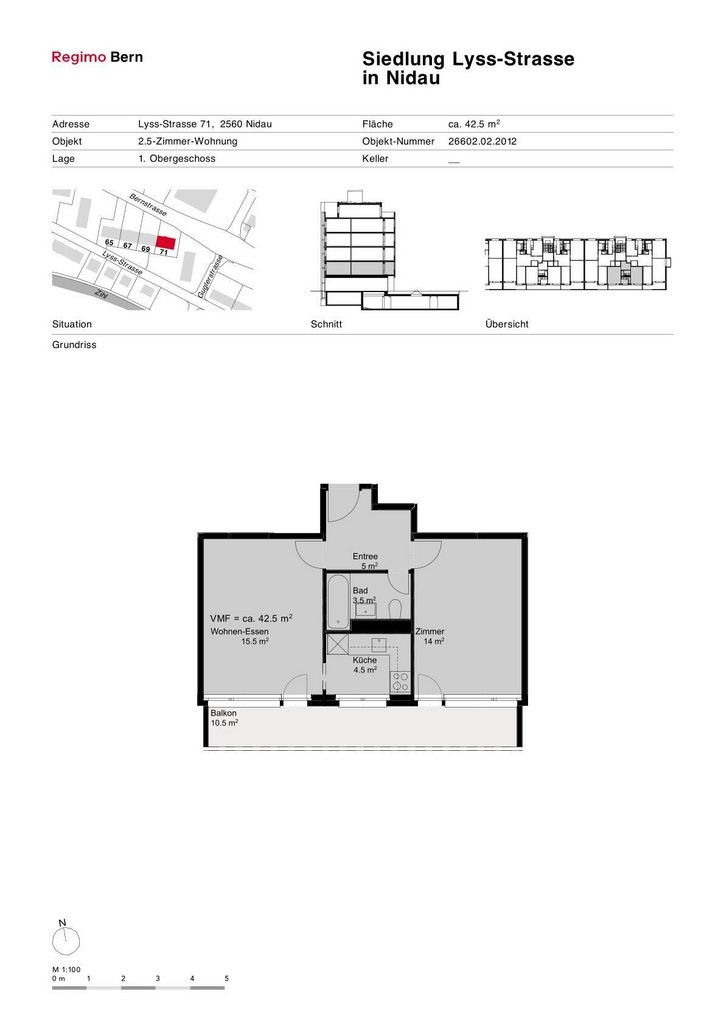 2 rooms apartment, Foto 7 von 9
