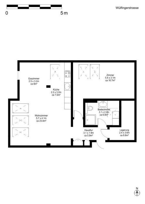 2 ½ rooms apartment, Foto 7 von 8