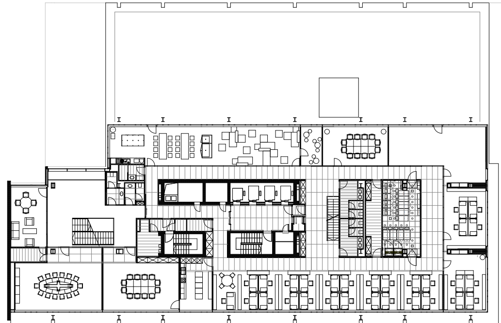 2000m² office