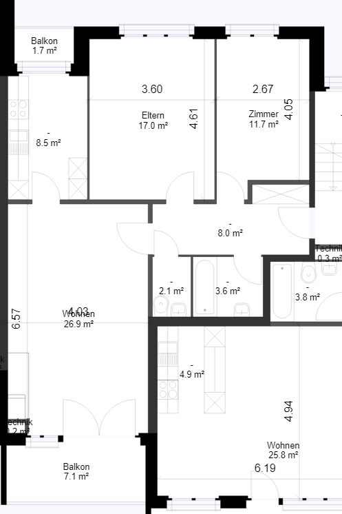 3 ½ rooms apartment, Foto 8 von 8