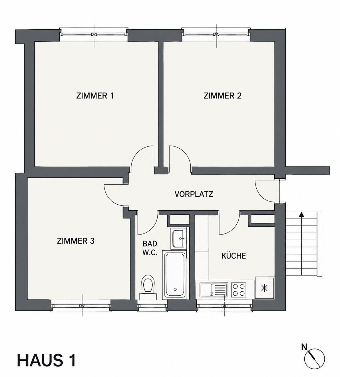 3 rooms apartment, Foto 7 von 8