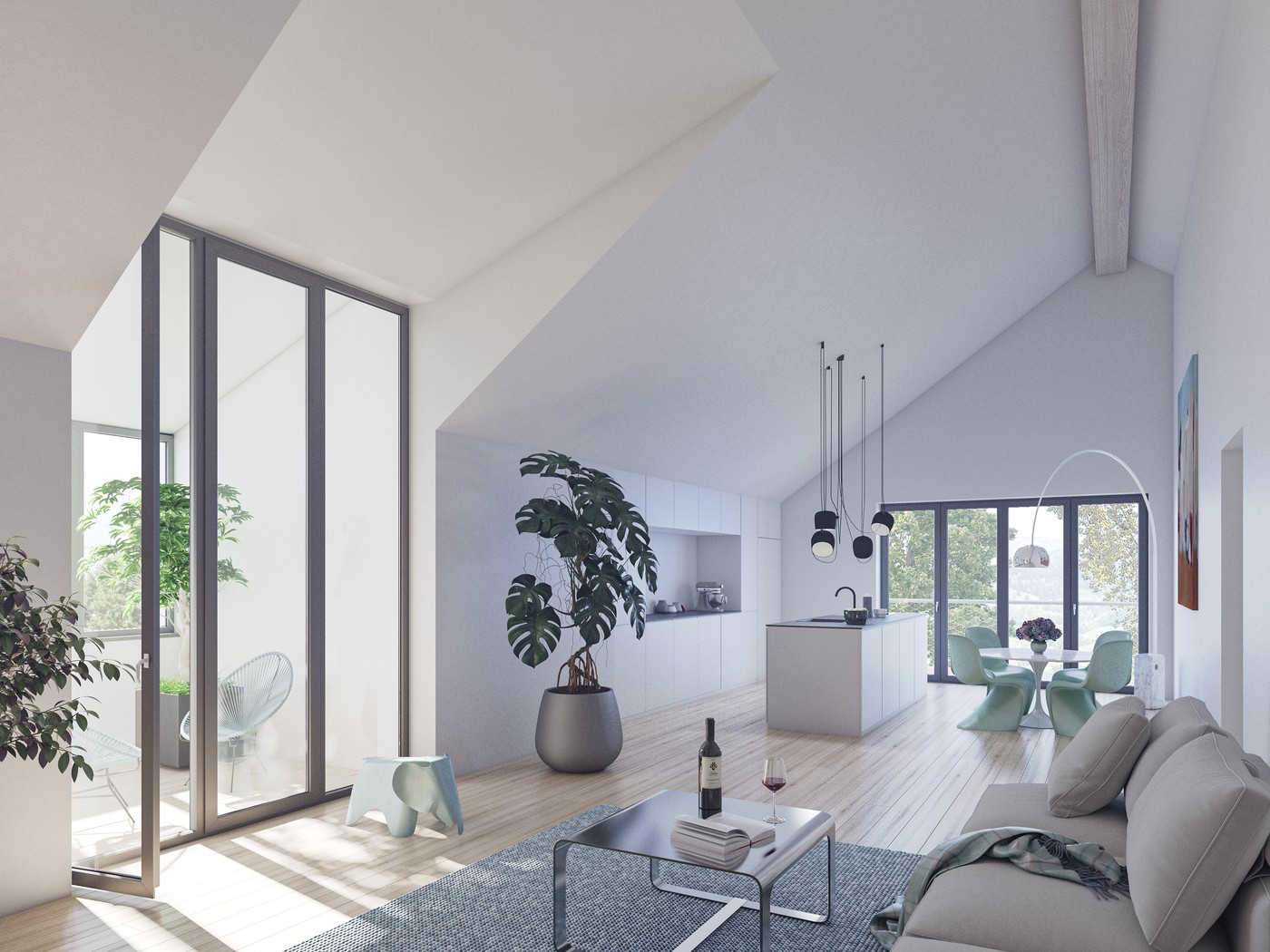 4 ½ rooms roof flat, Foto 4 von 7
