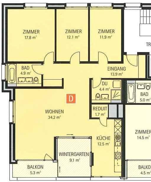 4 ½ rooms apartment