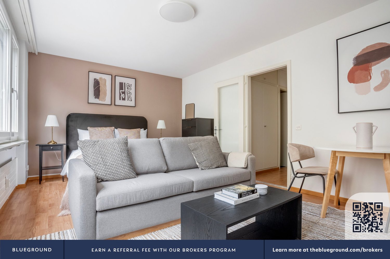 1 room furnished flat