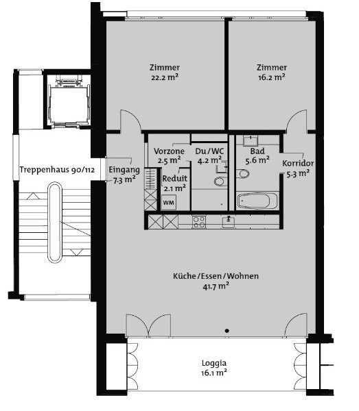 3 ½ rooms loft