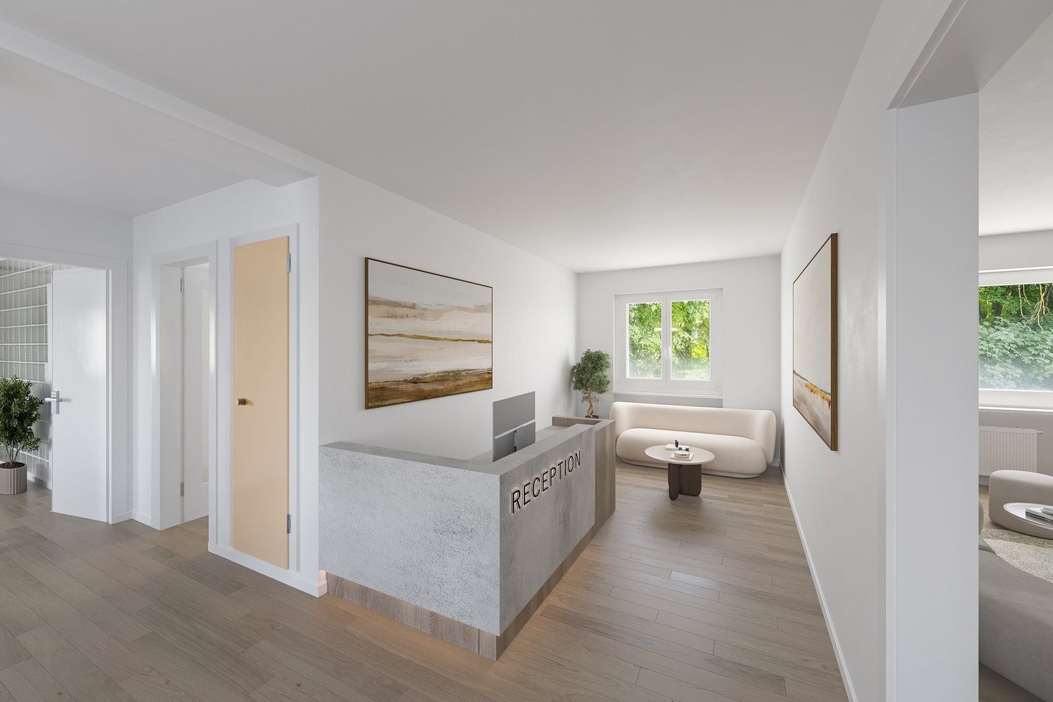 74m² studio