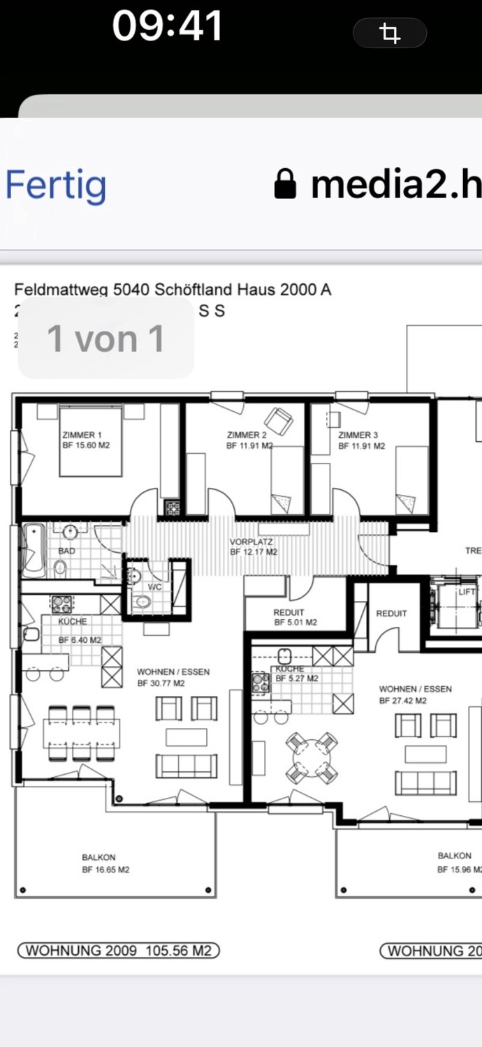 Appartamento di 3 ½ locali