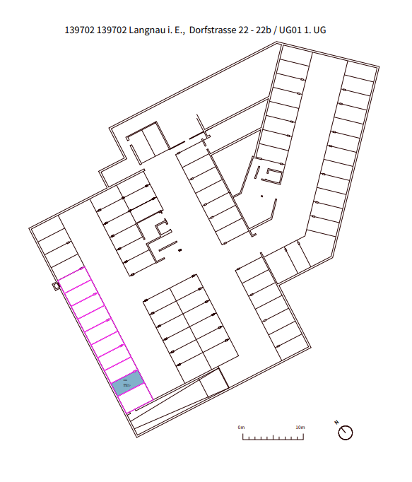 12m² posto auto sotterraneo