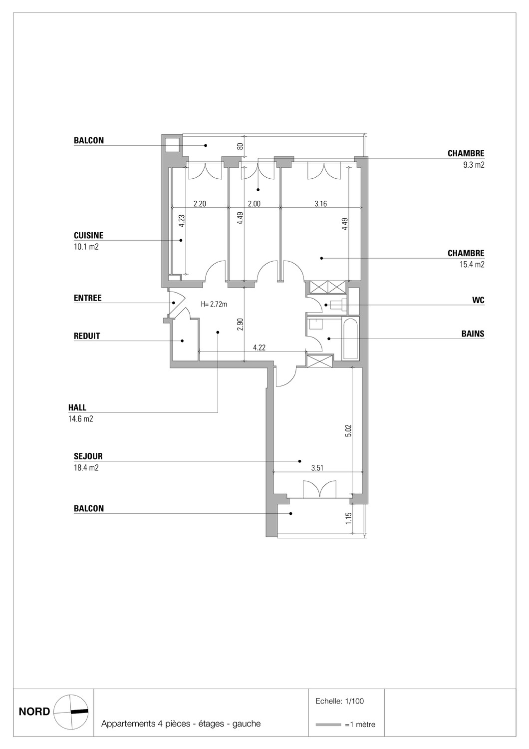 4 ½ Zimmer Wohnung