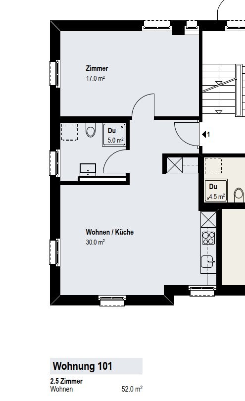 2 ½ rooms apartment, Foto 7 von 7