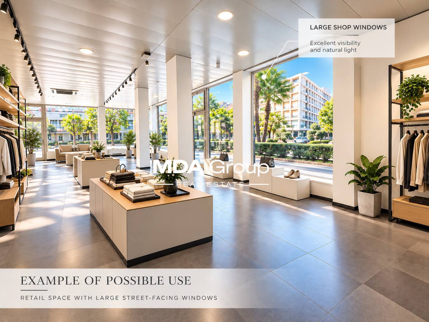 240m² Laden