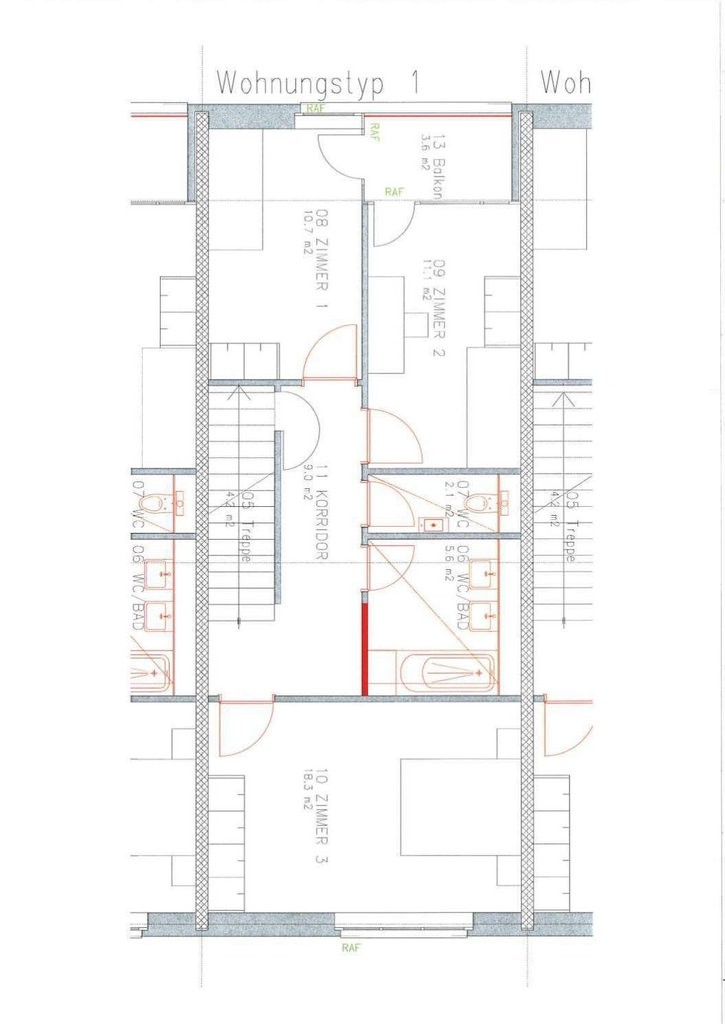 4 pièces duplex