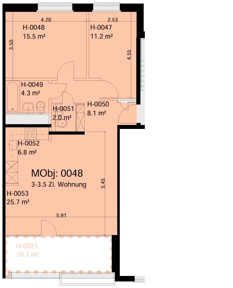 3 ½ rooms apartment, Foto 9 von 9