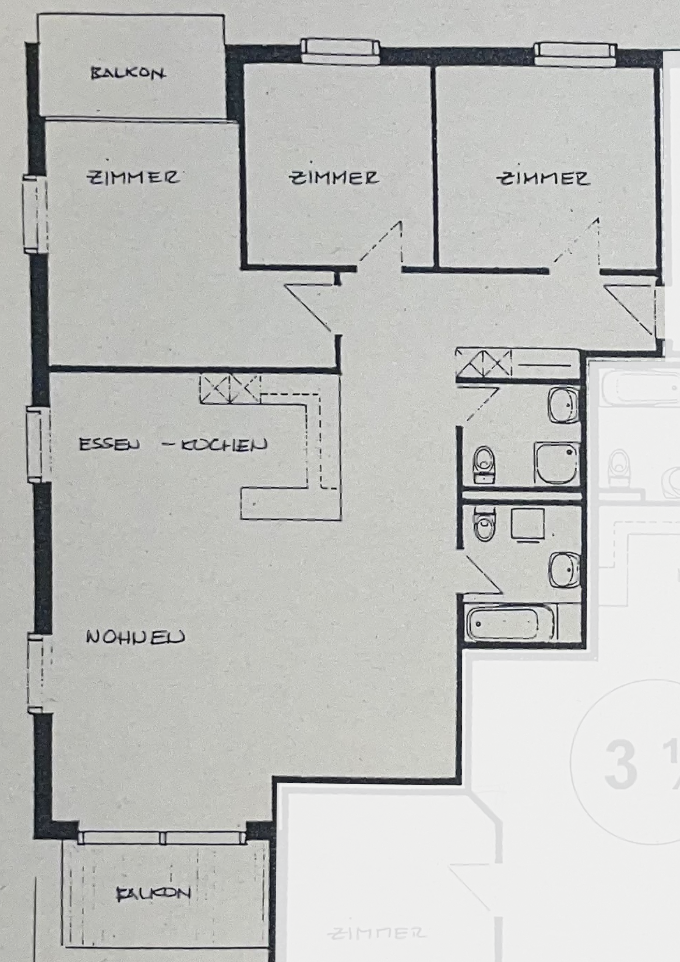 4 ½ rooms apartment, Foto 2 von 2